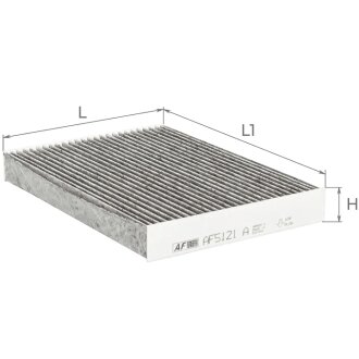 Фільтр салону ALPHA FILTER AF5121A