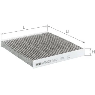 Фильтр салона ALPHA FILTER AF5123A
