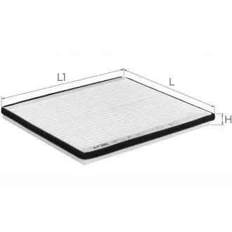Фільтр салону TOYOTA YARIS 99-, RAV4 (вир-во) ALPHA FILTER AF5126