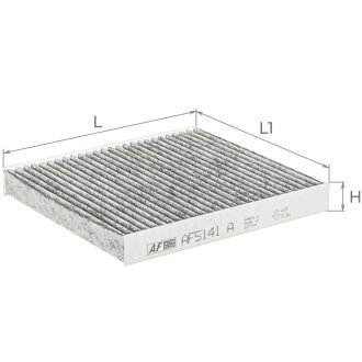 Фільтр салону ALPHA FILTER AF5141A (фото 1)