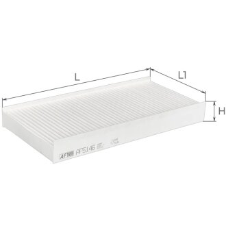 Фільтр салону ALPHA FILTER AF5146 (фото 1)