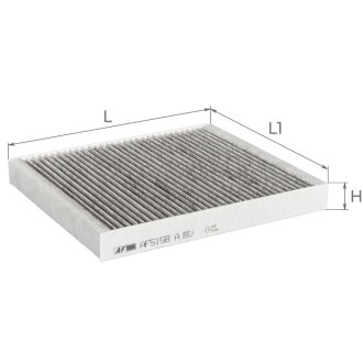 Фільтр салону вугільний ALPHA FILTER AF5158A