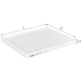 Фільтр салону ALPHA FILTER AF5174 (фото 1)