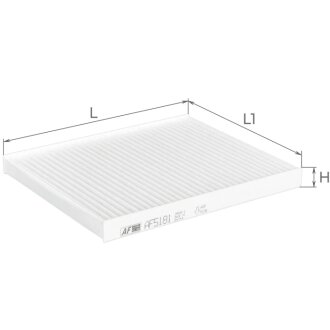 Фото 1 - фільтр салону ALPHA FILTER AF5181 Фільтр салону ALPHA FILTER AF5181 (фото 1)