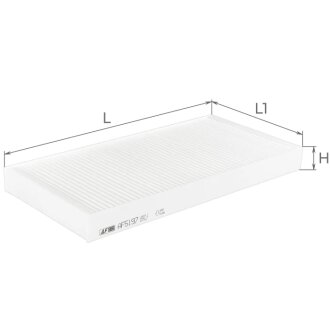 Фото 1 - фільтр салону ALPHA FILTER AF5197 Фільтр салону ALPHA FILTER AF5197 (фото 1)