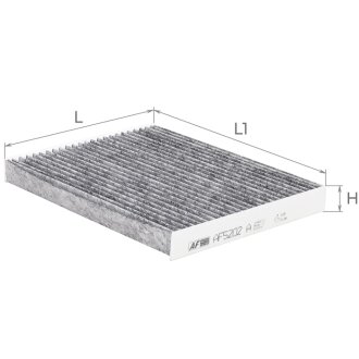 Фільтр салону ALPHA FILTER AF5202A (фото 1)
