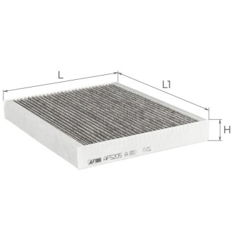Фото 1 - фільтр салону ALPHA FILTER AF5205A Фільтр салону ALPHA FILTER AF5205A (фото 1)