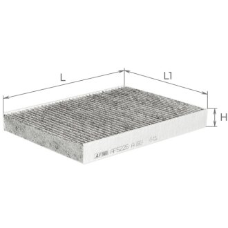 Фільтр салону Chery Tiggo 7 17- вугільний ALPHA FILTER AF5226a