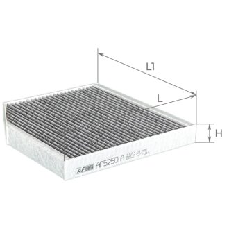 Фільтр салону ALPHA FILTER AF5250a