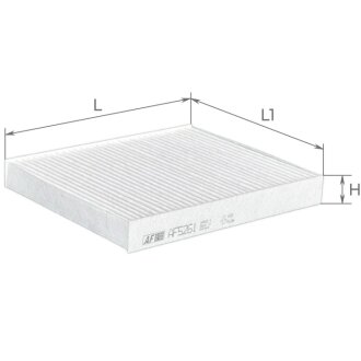 Фільтр салону Волга, ГАЗель 3302, NEXT ALPHA FILTER AF5261 (фото 1)