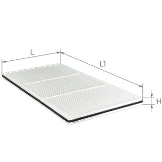 ЕФ повітряний салону (Tesla Model S) ALPHA FILTER AF5279 (фото 1)