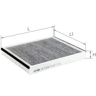 ЕФ повітряний салону ALPHA FILTER AF5306a (фото 1)