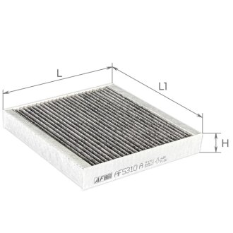 ЕФ повітряний салону (BYD Atto 3, Yuan Plus, Yuan Pro, Yuan UP, Dolphin, E2) ALPHA FILTER AF5310a