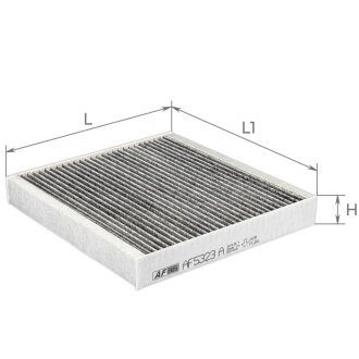 ЕФ повітряний салону (HYUNDAI Genesis, Elantra VII, Santa Fe IV; KIA Sportage V) ALPHA FILTER AF5323a (фото 1)