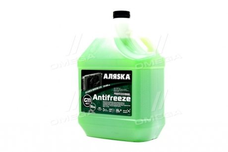 Антифриз Аляска ANTIFREEZE-40 (зелений) Каністра10л/9,83кг АЛЯSКА 5523 (фото 1)