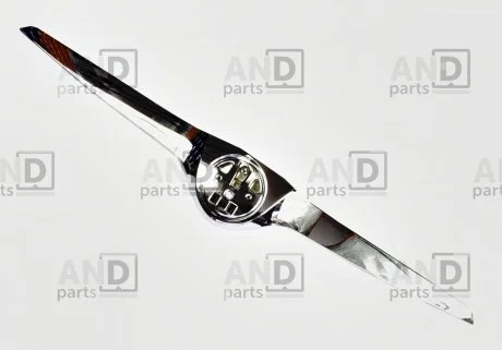 Накладка капота хром Fabia Roomster 2011-15 без емблеми. AND 30853025