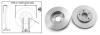 Диск гальмівний перед. Nissan Qashqai 1.6 16V 2.0 16V 1.5DCI 06.12-, 2.0DCI 07.04- Aplus 61309AP (фото 1)