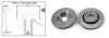 Диск гальмiвний переднiй 14 Daewoo Espero,Lanos,Opel Ascona C,Astra F,Kadett E,Vectra A,B 1.4-2.5 87- Aplus 61468AP (фото 1)