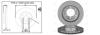 Диск гальмівний перед. Lexus Gx Toyota Land Cruiser Prado 2.8D-4.6 08.09- Aplus 61903AP (фото 1)
