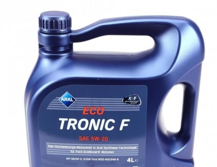 Масло моторное EcoTronic F SAE 5W20 (4 Liter) ARAL AR-15570E (фото 1)