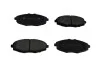 Тормозные колодки дисковые передние Daewoo Lanos 13 ", Matiz 0.8-1.5 05.97- 30489