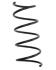 Пружина передня L=433mm W203 00- DB 75909