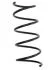 Пружина передня L=433mm W203 00- DB 75909