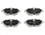 К-кт колодок перед. Citroen C3, DS3, Peugeot 2008 09- ASHIKA 50-00-0608 (фото 1)