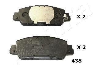 Тормозные колодки дисковые Honda Accord 2.4-3.5 15- ASHIKA 50-04-438