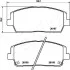 Гальмівні колодки дискові перед. Hyundai Santa Fe Kia Sorento 2.0D/2.2D/2.4 01.15- ASHIKA 50-0H-H30 (фото 2)