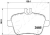 Тормозные колодки дисковые зад. MERCEDES A (W176), B (W246, W242), GLA (X156), SLC (R172), SLK (R172) 1.5D-Electric 02.11- ASHIKA 51-00-0501 (фото 2)