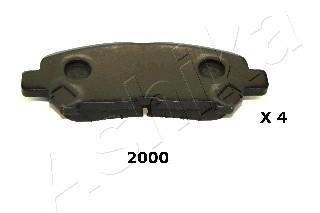 Тормозные колодки дисковые зад. Toyota Kluger II 3.5 07- / Highlander 2.7 09- ASHIKA 51-02-2000 (фото 1)
