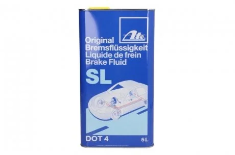 Тормозная жидкость DOT 4, 5 L ATE 03990158032