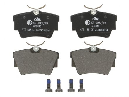 Комплект тормозных колодок с 4 шт. дисков ATE 13.0460-2840.2 (фото 1)