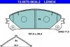 Колодки тормозные керамические LEXUS RX 3,5 09- 13047056342