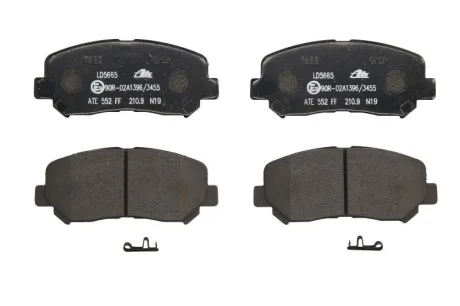 Керамічні гальмівні колодки передн, MAZDA CX-5 2.0-2.5H 11.11- ATE 13047056652