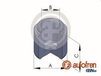 Поршень тормозного суппорта AUTOFREN D0 2524 (фото 1)