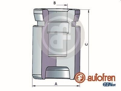 Поршень тормозного суппорта AUTOFREN D0 25333 (фото 1)