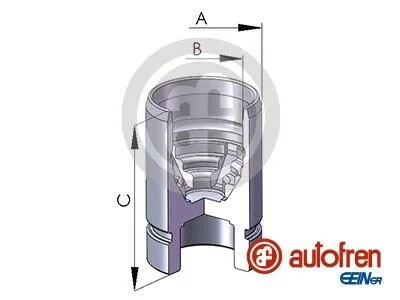 Поршенек суппорта зад MAZDA 626/323/MX-6 (30x45,5) 89-04 SEINSA AUTOFREN D02589