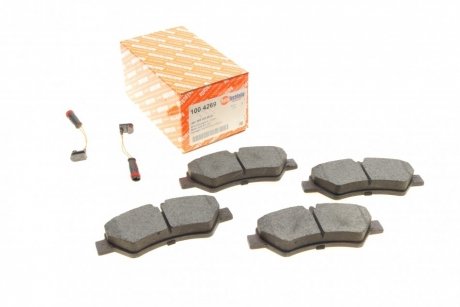 Фото 1 - колодки тормозные AUTOTECHTEILE 100 4269 Колодки тормозные AUTOTECHTEILE 100 4269 (фото 1)