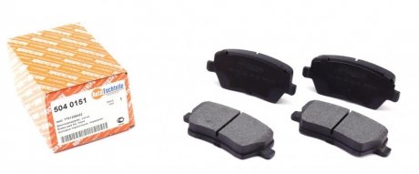 Колодки тормозные AUTOTECHTEILE 504 0151
