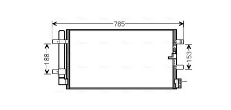 Радіатор кодиціонера AVA COOLING AIA5360D