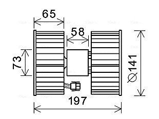 Компресор салону AVA COOLING BW8483