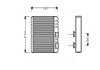 Теплообмінник, Система опалення салону AVA COOLING BWA6211 (фото 1)