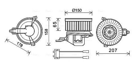 Компресор салону AVA COOLING CN8511