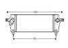 Інтеркулер NISSAN Qashqai 1.5D 07- (вир-во AVA) DNA4333