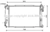 Радіатор охолодження CHEVROLET EPICA (V250) AVA COOLING DW2136 (фото 2)