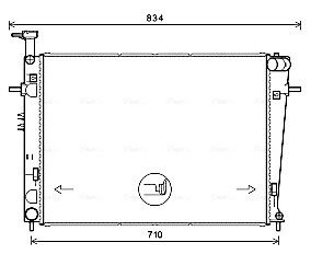 Радиатор AVA COOLING HY 2387 (фото 1)