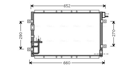 Конденсатор, кондиціонер AVA COOLING KA 5030 (фото 1)