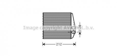 Радиатор печки OPEL AVA COOLING OLA6354 (фото 1)